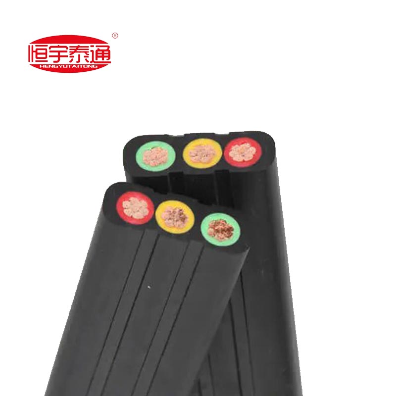 Επίπεδο καλώδιο με ειδική επένδυση από καουτσούκ